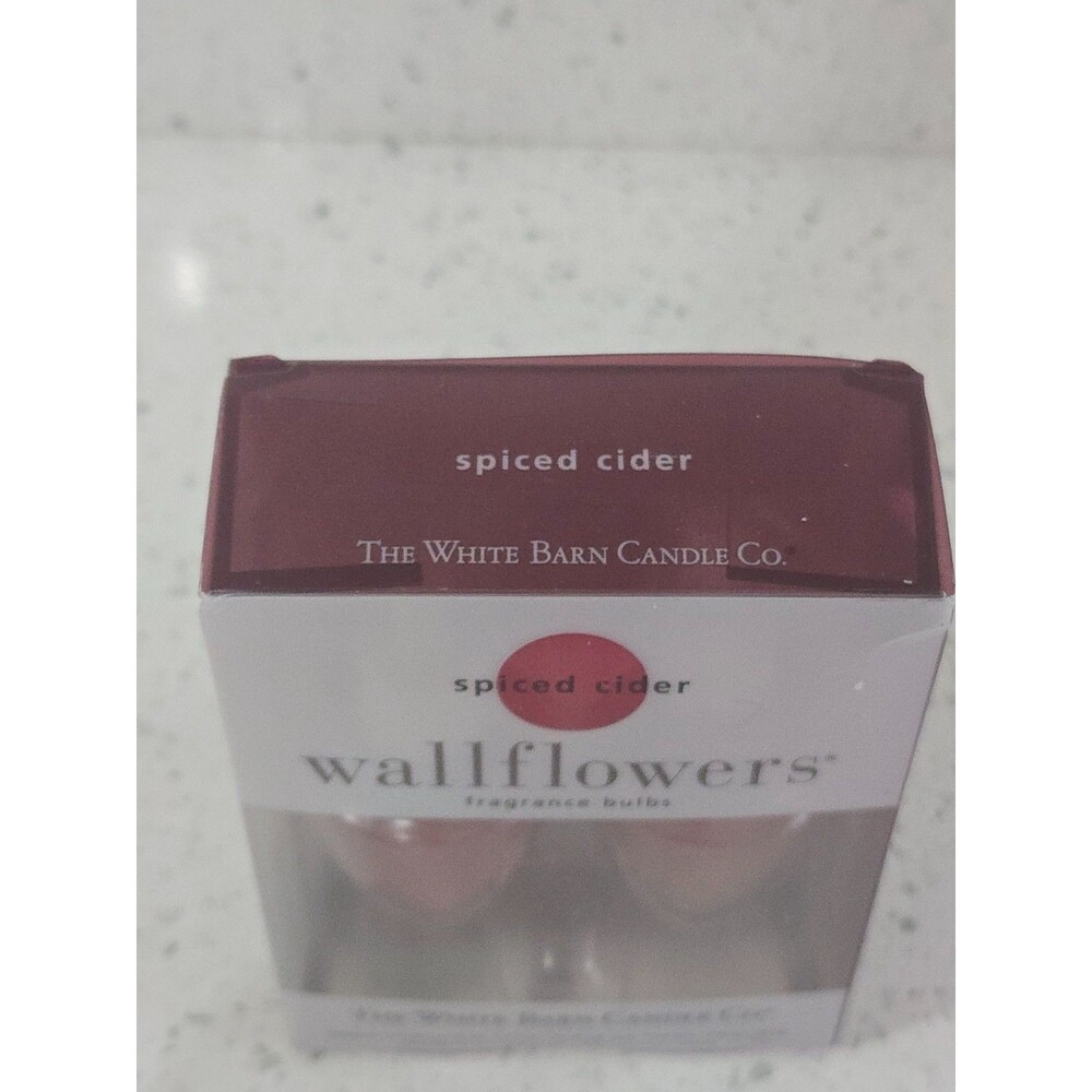 Bath & Body Works SPICED CIDER Wallflower Refill 2 Bulb 0.8 oz NIP - Picture 6 of 7